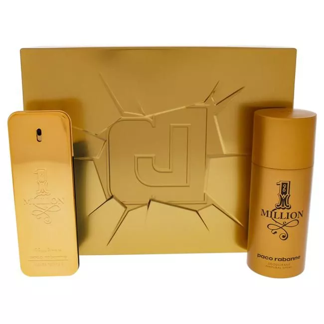 1 Million By Paco Rabanne For Men - 2 Pc Gift Set - 3.4 Oz