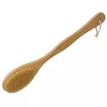 100% Pure Natural Bristle Bath and Shower Brush