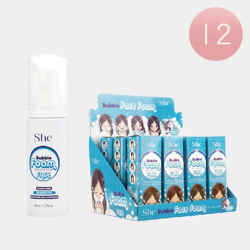 12Pcs Face Bubble Foam Cleansing Water Removers