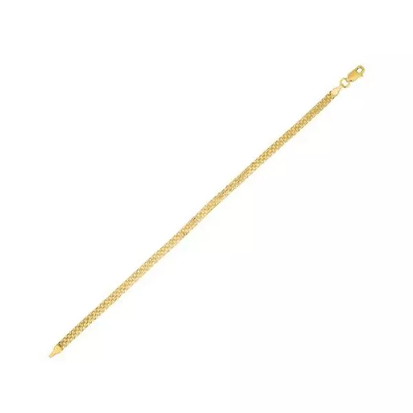 14k Yellow Gold Bismark Bracelet (3.50 mm)