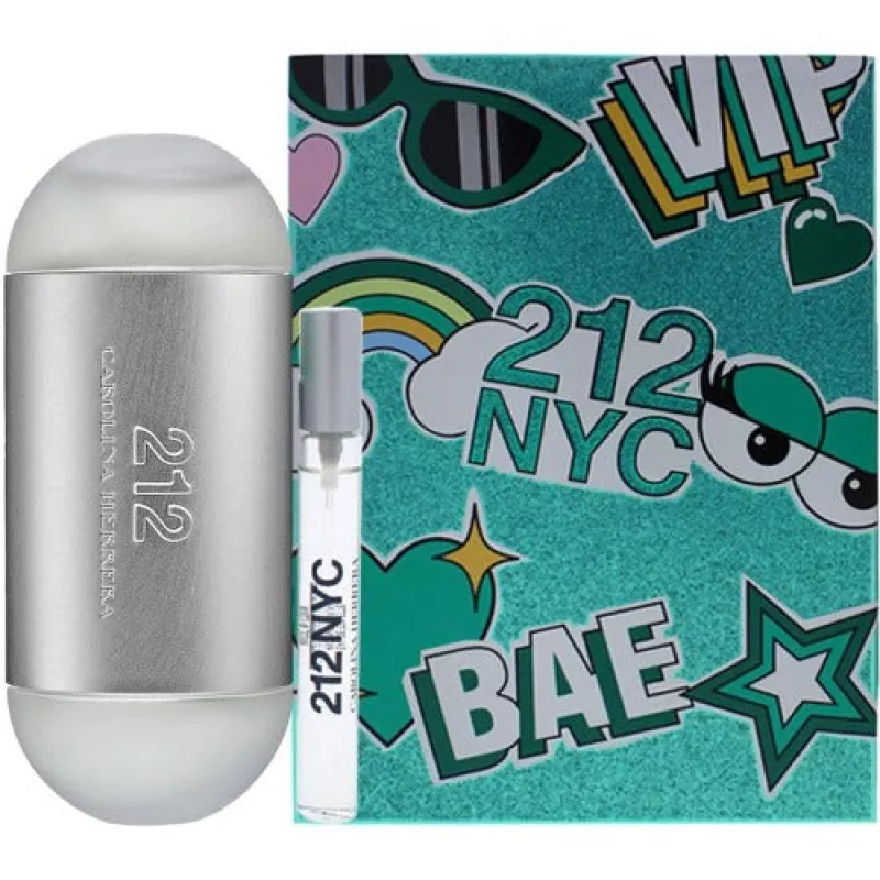 212 2 Piece Gift Set - 2 Piece Gift Set With 3.4 Oz Edt