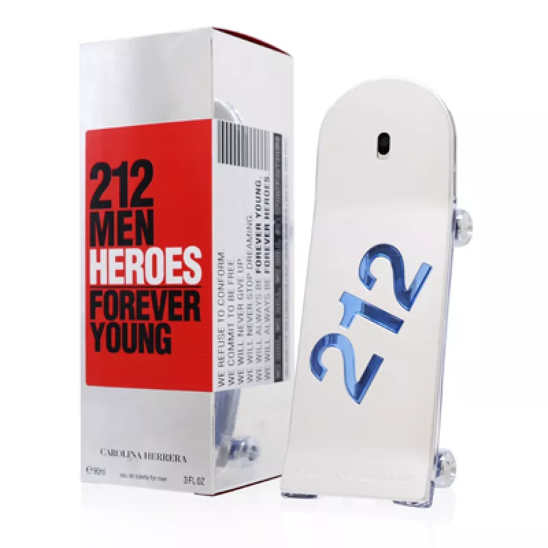 212 Men Heroes Forever Young By Carolina Herrera Edt Spray 3.0 Oz (90 Ml) (M)