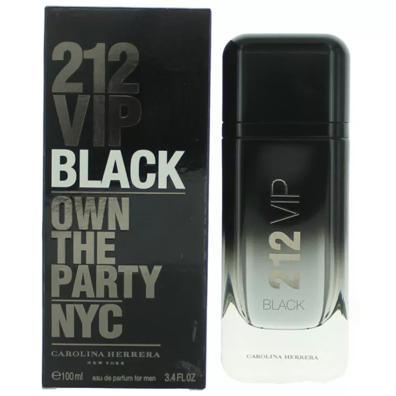 212 Vip Black By Carolina Herrera 3.4 Oz Edp Spray For Men
