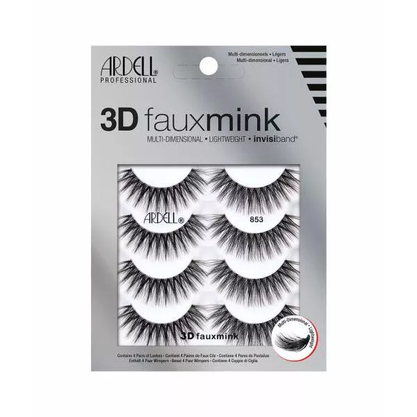 3D Faux Mink - 853 - 4/Paquet