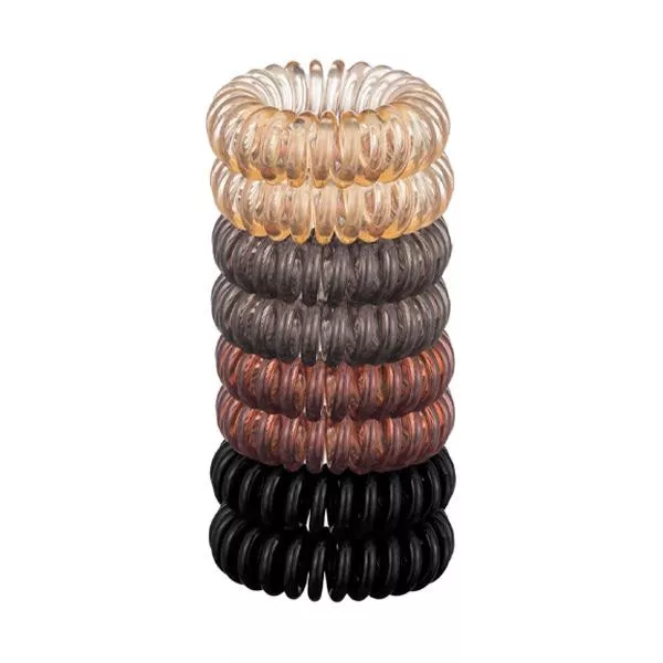 8 Pack Hair Coils - Brunette