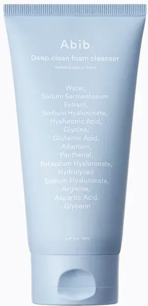 Abib Deep Clean Foam Cleanser Sedum Hyaluron Foam Review