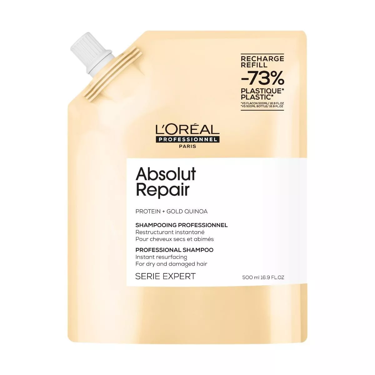 Absolut Repair - Shampoing 500ml - Pochette eco-recharge