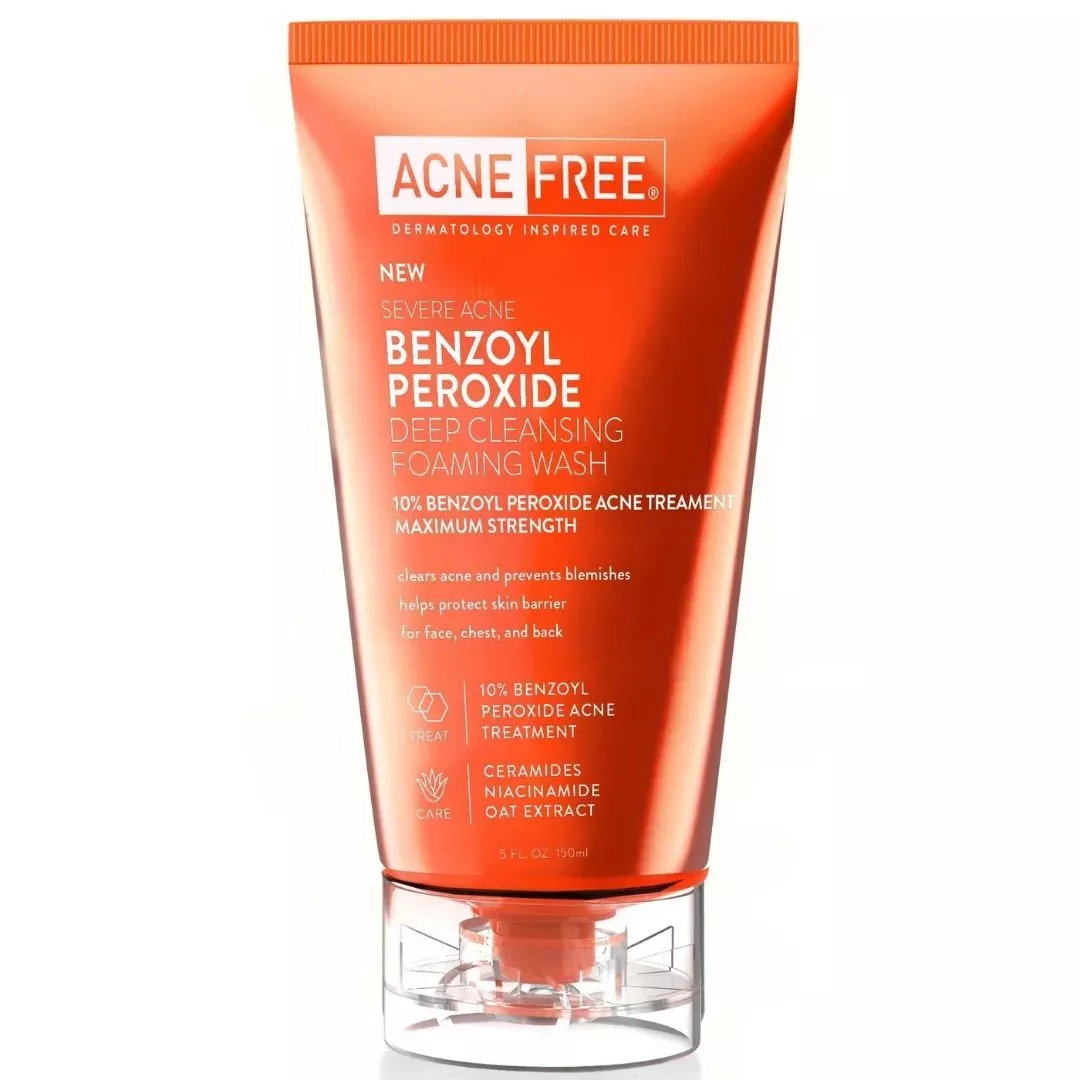AcneFree Benzoyl Peroxide Deep Cleansing Foaming Wash Review