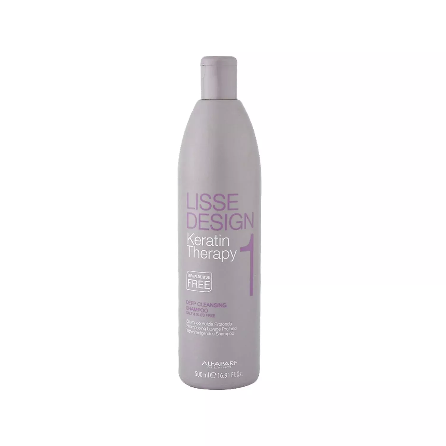 Alfaparf Keratin Pre-Treatment Shampoo 500ml - Prepares Hair for Keratin Treatment, Professional Hair Care