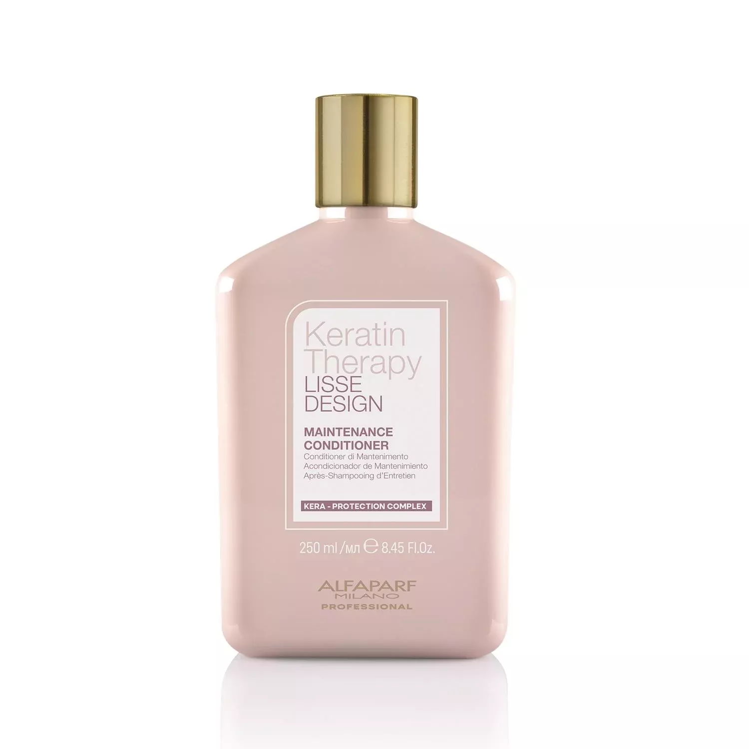 Alfaparf Keratin Therapy Lisse Design Hair Repair Cream - Nourishing Keratin Hair Care for Damaged Hair, 250ml