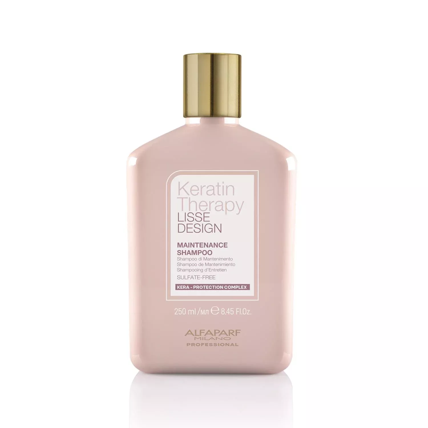 Alfaparf Keratin Therapy Lisse Design Keratin Shampoo - 250ml, Repairs & Nourishes Damaged Hair