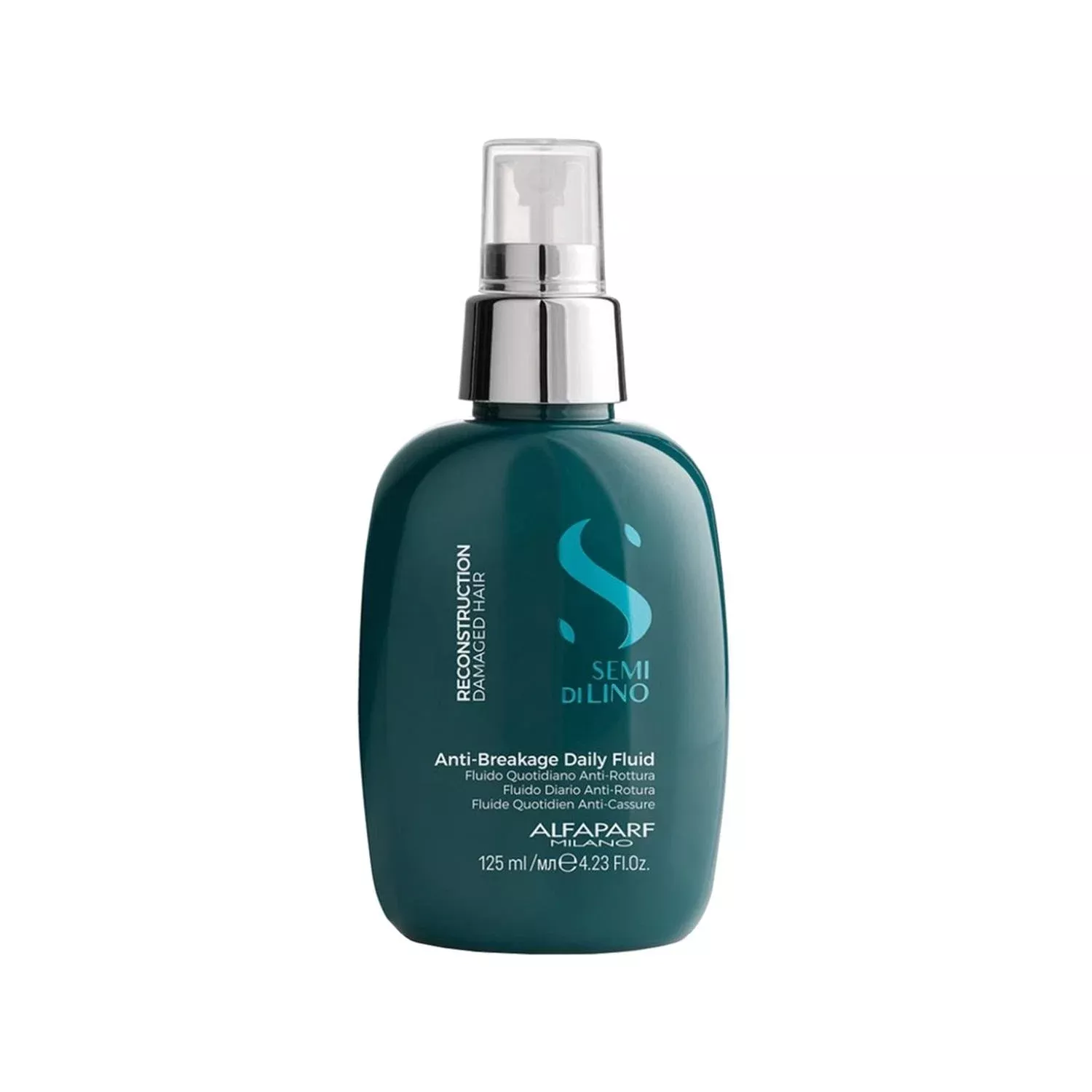 Alfaparf Semi Di Lino Antibreakage Reconstruction Daily Fluid - Hair Reconstruction Fluid for Damaged Hair, 4.23 fl oz