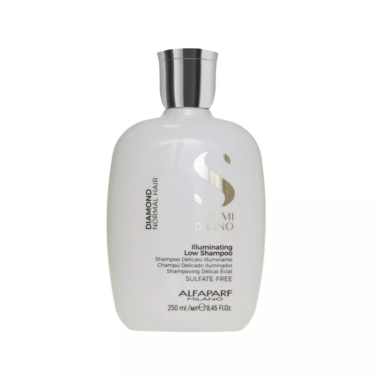 Alfaparf Semi Di Lino Diamond Illuminating Low Shampoo 250ml - Gentle, Luxurious Hair Care for Vibrant Shine