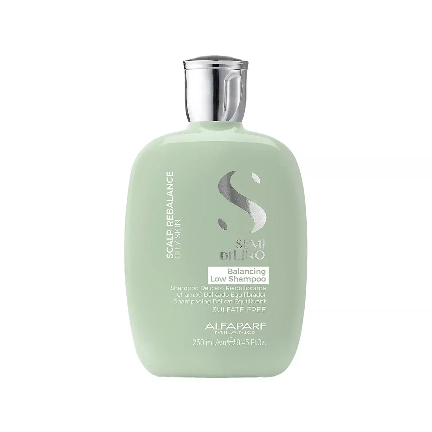Alfaparf Semi Di Lino Scalp Balancing Shampoo - Gentle, 8.45 fl oz, Scalp Soothing Formula