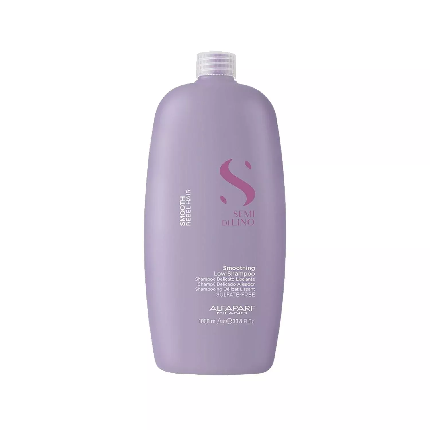 Alfaparf Semi Di Lino Smooth Smoothing Shampoo 1000ml - Professional Hair Smoothing Treatment for Frizzy Hair