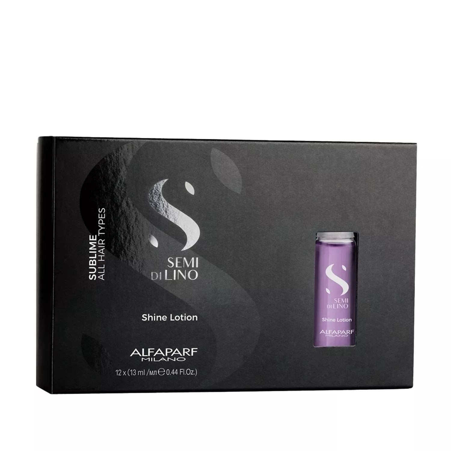 Alfaparf Semi Di Lino Sublime Shine Lotion 12x13ml - Professional Hair Care for Nourishment & Shine