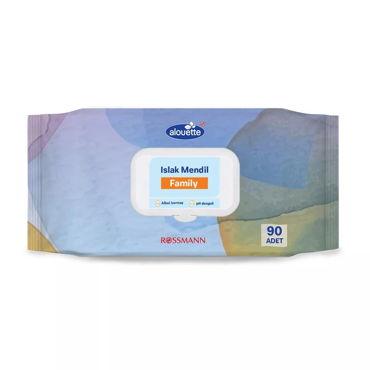 Alouette Family Wet Wipes for Gentle Cleansing 90 Count