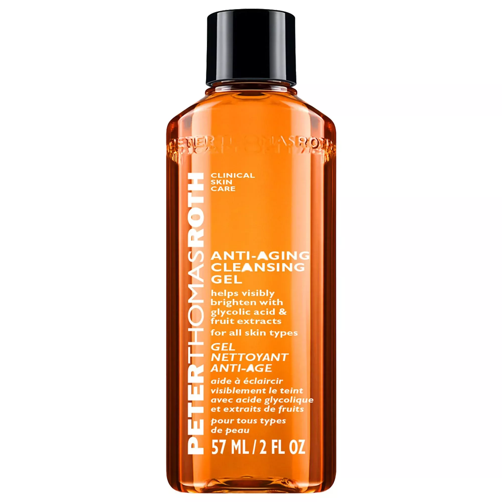 Anti-Aging Cleansing Gel: Glycolic & Salicylic Acid Face Wash for Fine Lines, Wrinkles & Pore Cleansing - Brighten & Exfoliate for Youthful Skin