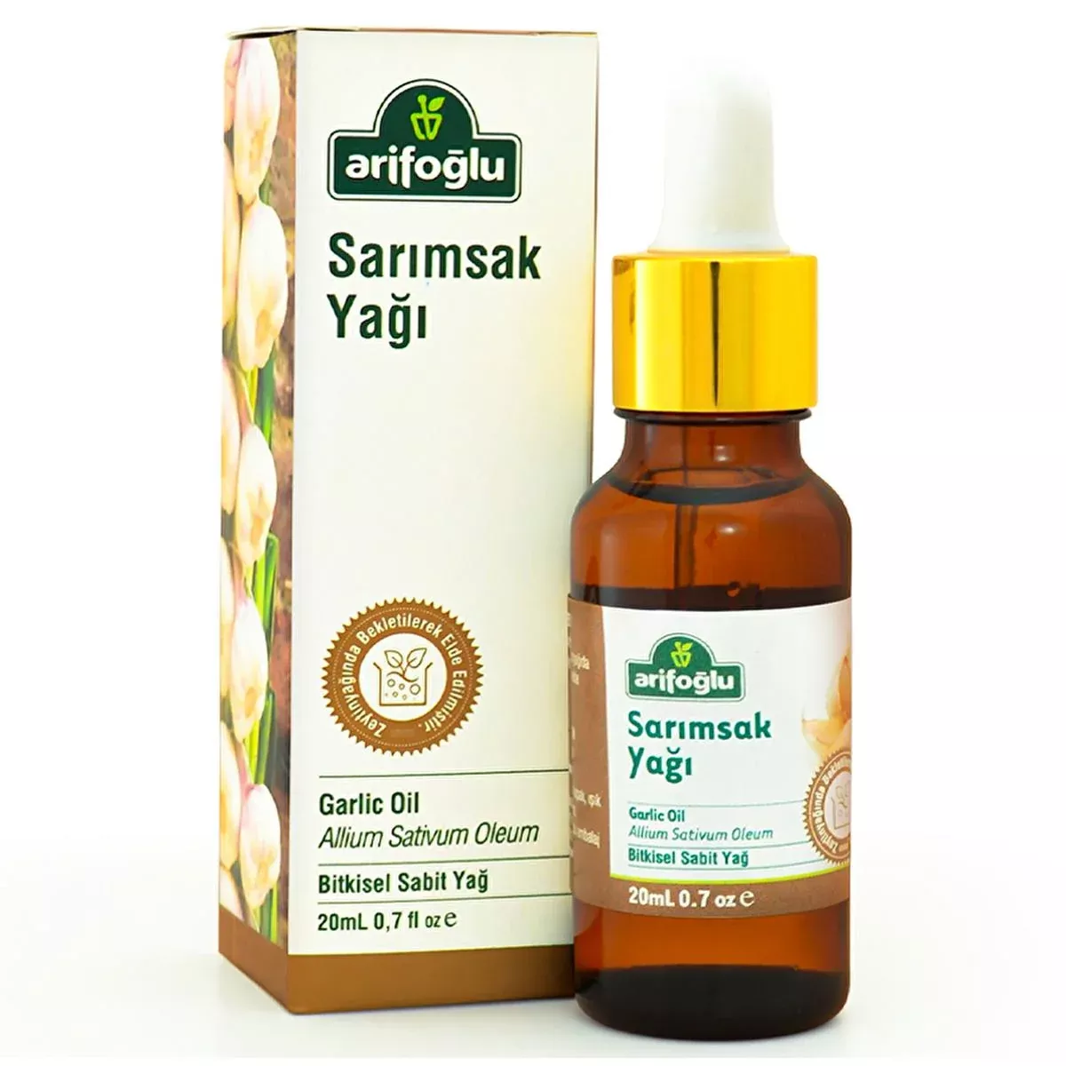 Arifoğlu Garlic Oil 20 ml - Natural Health Remedy & Culinary Oil