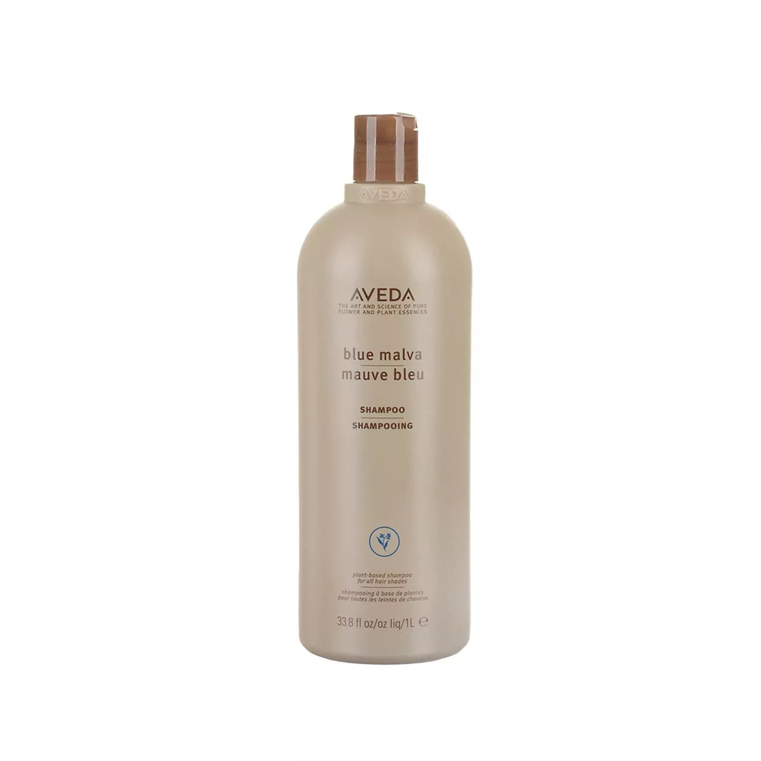 Aveda Blue Malva Color Enhance Shampoo for Color-Treated Hair - 1000ml Large Volume, Natural Ingredients, Enhances Blue/Purple Tones