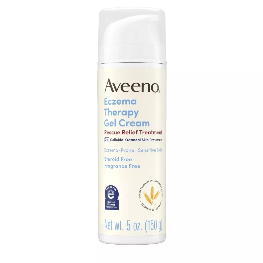 Aveeno Eczema Therapy Rescue Relief Treatment Gel Cream Review