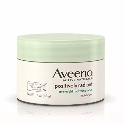 Aveeno Positively Radiant Overnight Hydrating Facial Moisturizer Review