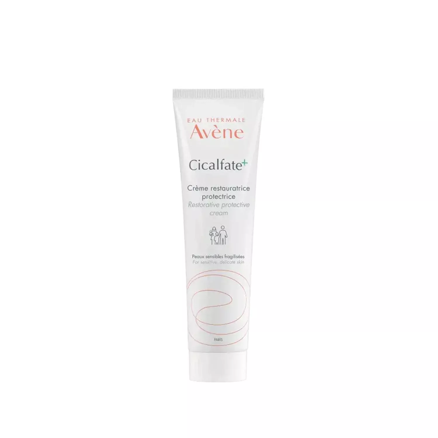 Avene Cicalfate+ Moisturizing Cream for Sensitive Skin - Soothes & Repairs Damaged Skin, 1.35 fl oz