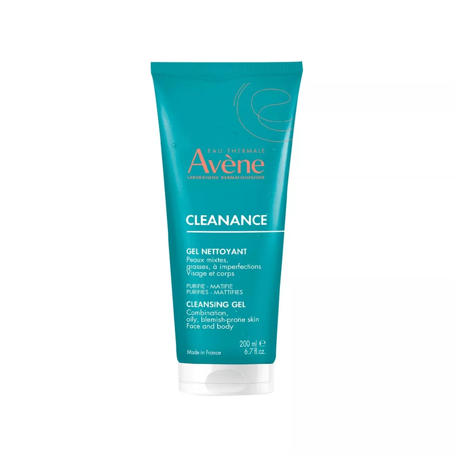 Avene Cleanance Cleansing Gel for Oily & Acne-Prone Skin - 200ml Mattifying Face Wash