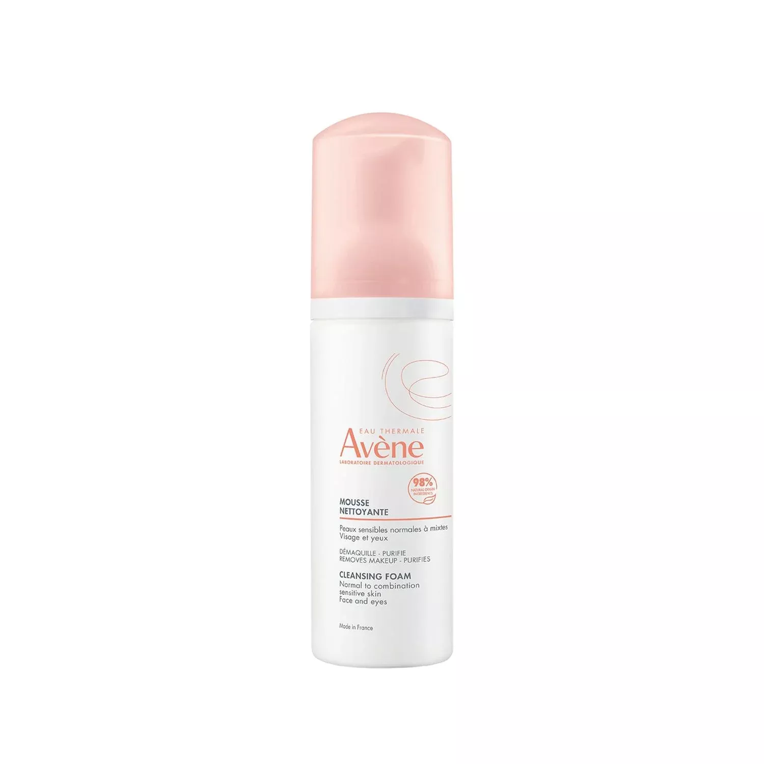 Avene Cleansing Foam for Normal to Combination Sensitive Skin - Gentle, Dermatologically Tested Skincare