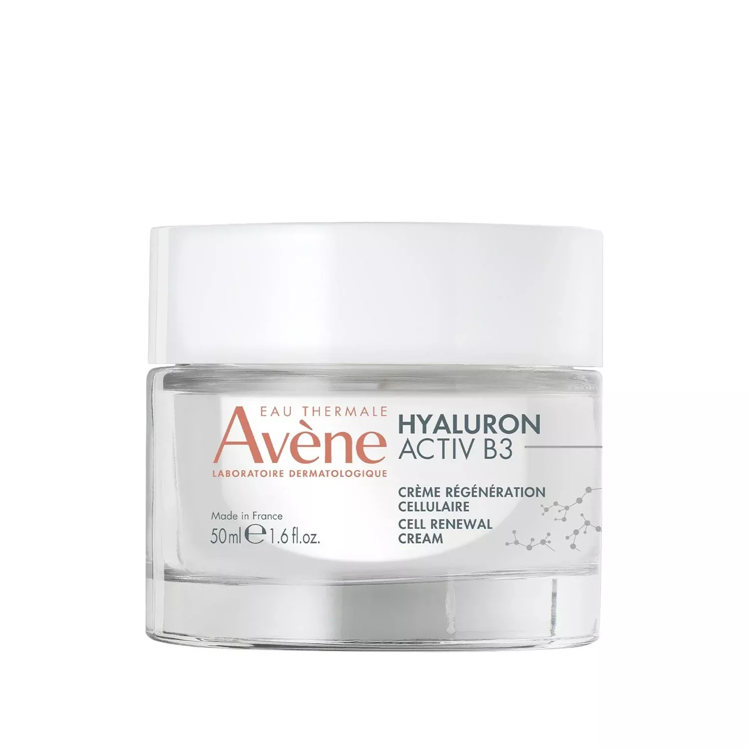 Avene Hyaluronic Acid and Niacinamide Cell-Renewing Cream 50 ml - Anti-aging Moisturizer