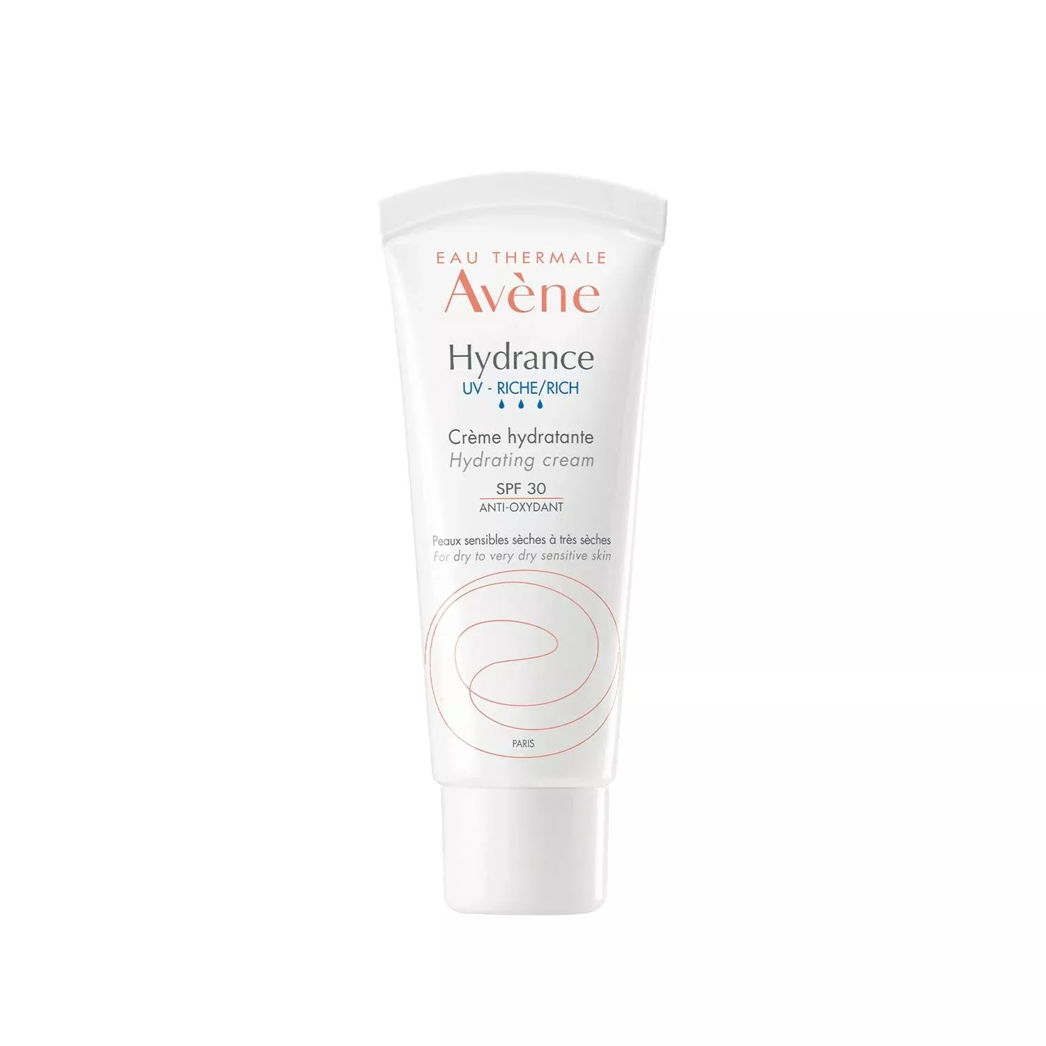 Avene Hydrance Rich SPF30 Moisturizing Cream - Hydrating & Sun Protected Dry, Sensitive Skin - 1.35 fl oz