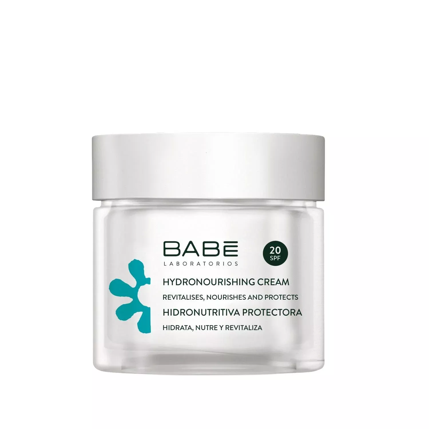 Babe Hydronourishing SPF 20 Moisturizing Cream: Daily Facial Moisturizer for Dry Skin, Sun Protection, Hydration & Nourishment (50ml)