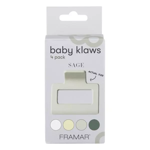 Baby Klaws - Sage - 4/paquet