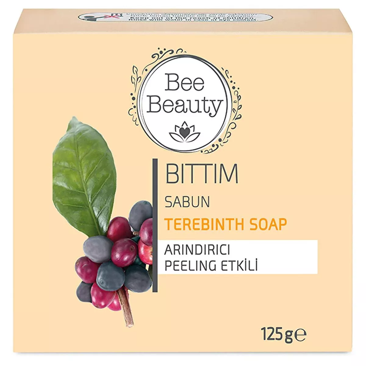 Bee Beauty Natural Soap Bar for Deep Cleansing & Peeling - 125g