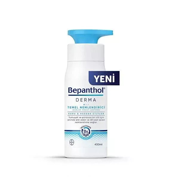Bepanthol Derma Body Lotion - Hydrating, Non-Greasy Moisturizer for Dry & Sensitive Skin
