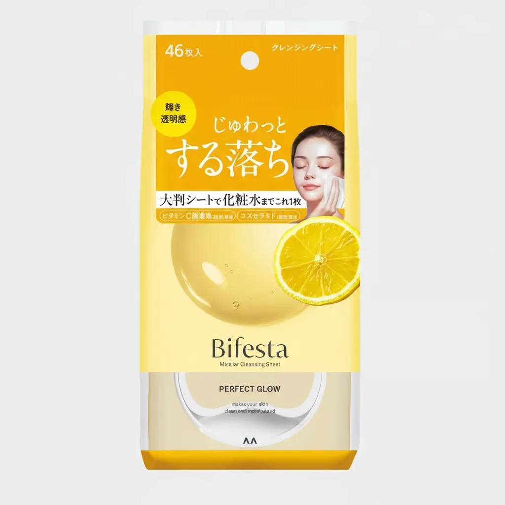 Bifesta Micellar Cleansing Sheet Perfect Glow Review