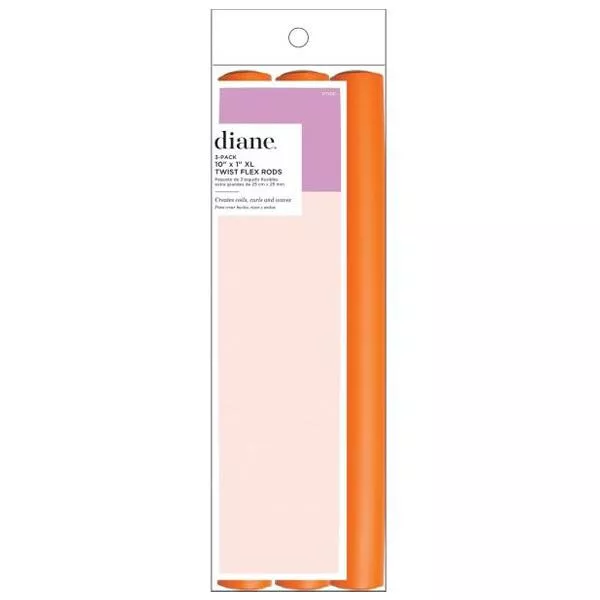 Bigoudis éponges jumbo orange 1'' 3/paquet