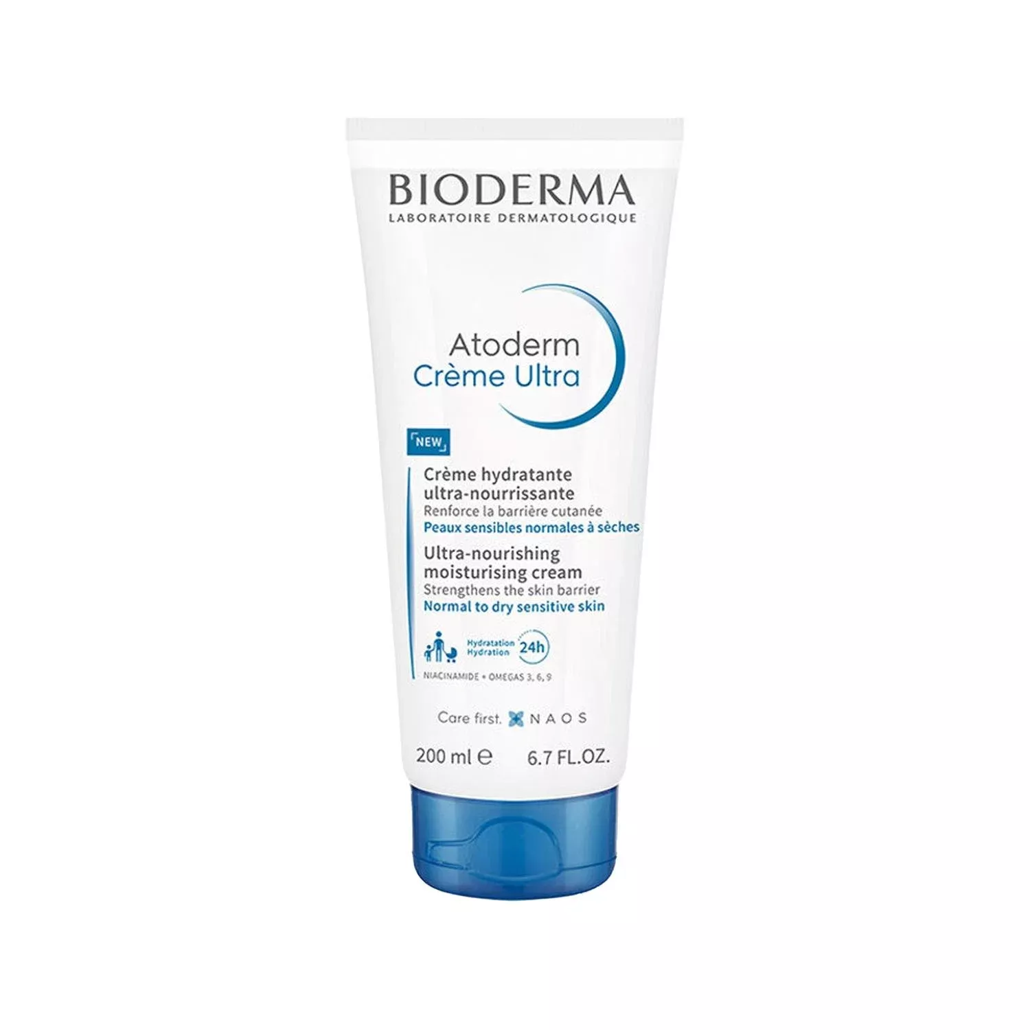 Bioderma Atoderm Cream Moisturizing Cream for Dry Skin - 200ml, Hydrating & Soothing Sensitive Skin