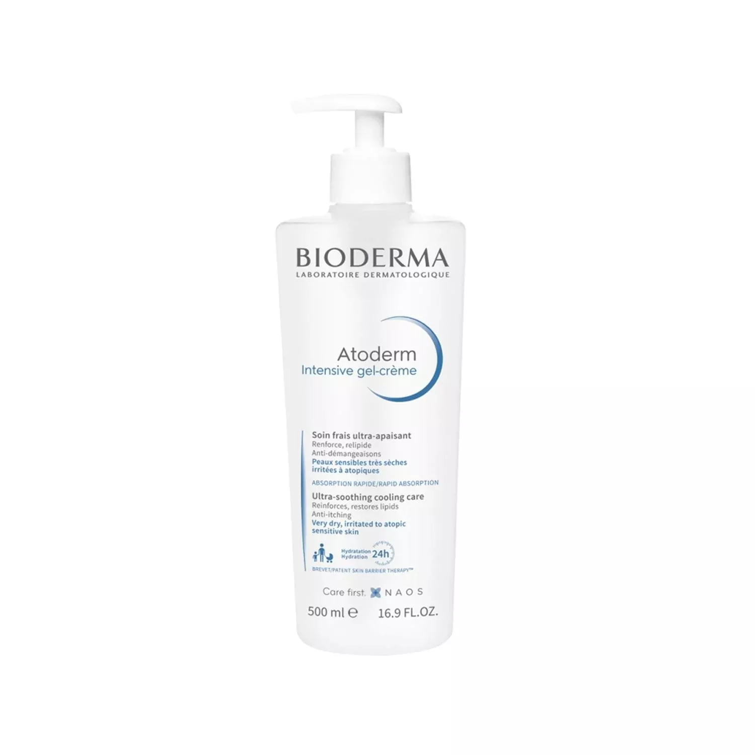 Bioderma Atoderm Intensive Gel Cream 500ml - Moisturizing Cream for Dry Skin, Intensive Hydration Skincare