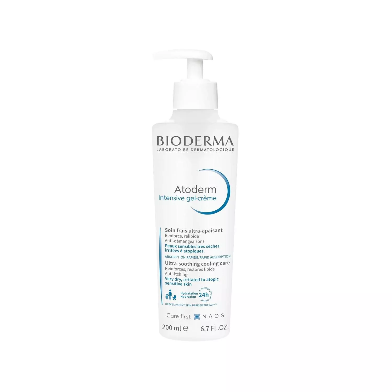 Bioderma Atoderm Intensive Gel Cream Moisturizing Cream for Dry Skin Relief - 200ml