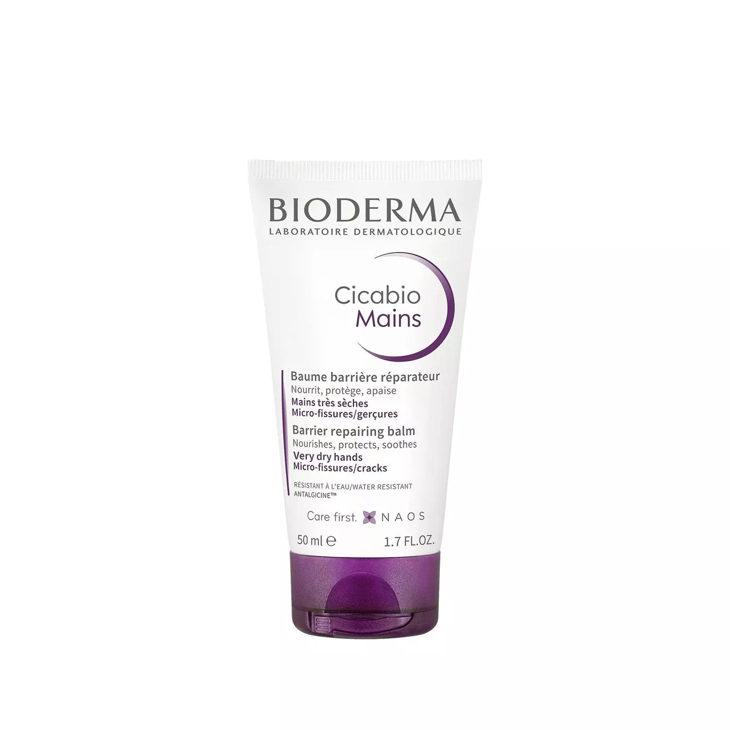 Bioderma Cicabio Mains Hand Cream - Moisturizing & Reparative Care for Dry Hands - 50ml
