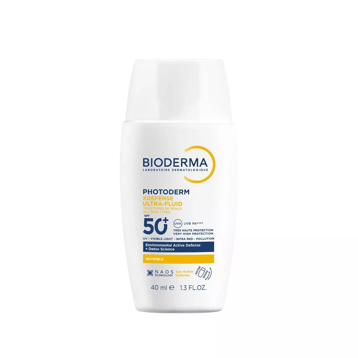 Bioderma Photoderm XDefense SPF50+ Tinted Sunscreen: Antioxidant Face Cream for All Skin Types, Light Coverage - Ultimate Sun Protection