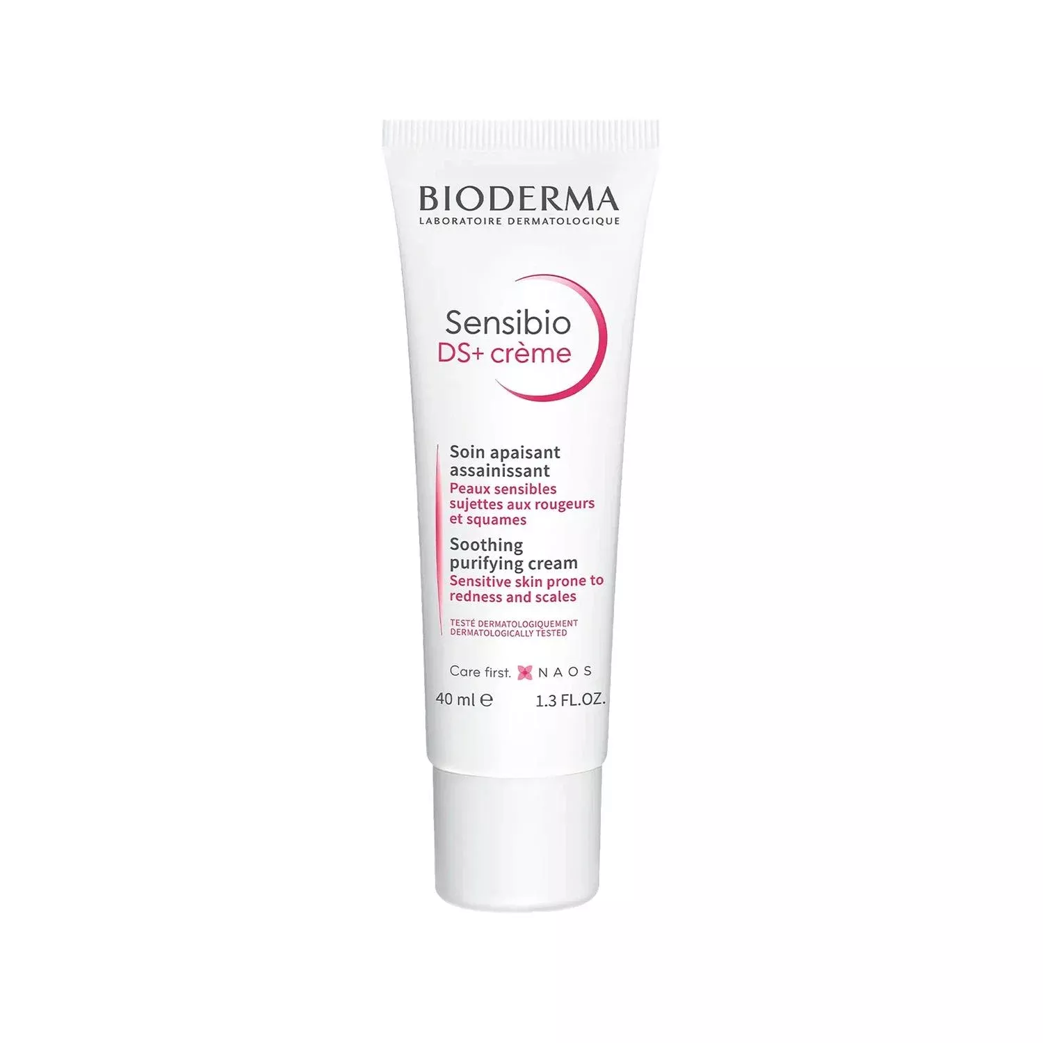 Bioderma Sensibio DS+ Moisturizing Cream for Sensitive Skin - Anti-Flaking, Gentle Skincare