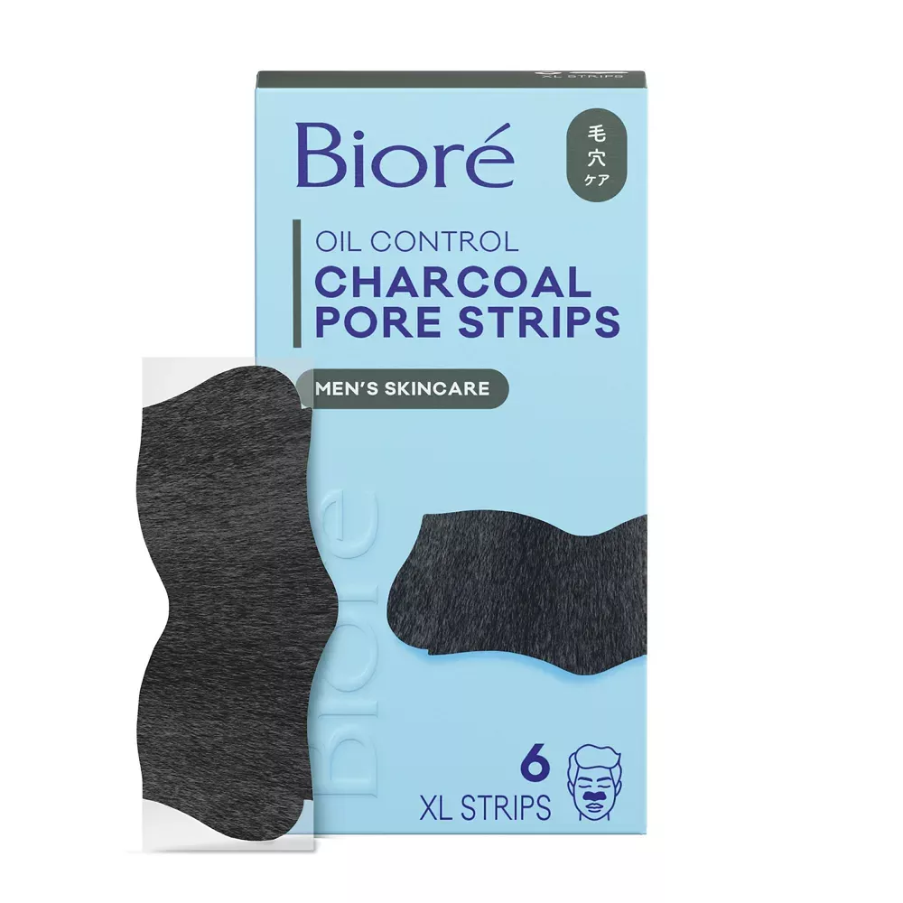 Bioré Men's Oil Control Charcoal Deep Cleansing Pore Strips Review