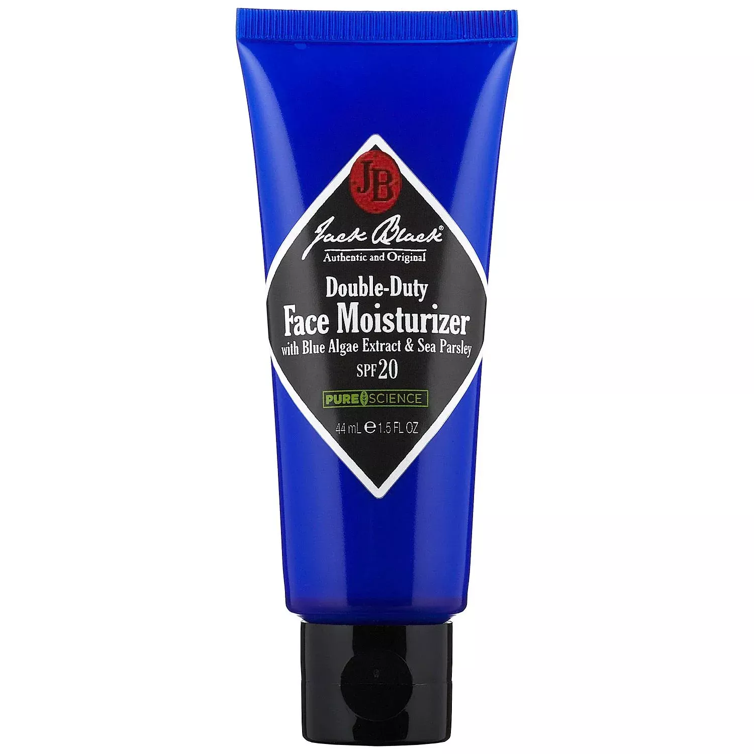 Black Monster Double-Duty Face Moisturizer SPF 20: Oil-Free, Lightweight Daily Sunscreen & Anti-Aging Ð With Blue Algae & Sea Parsley