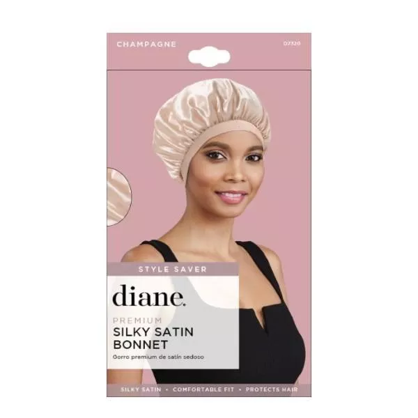 Bonnet en satin - Champagne