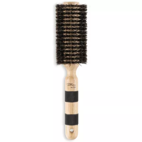 Brosse circulaire à poils de sanglier 100%naturels pré-assouplis - Grande