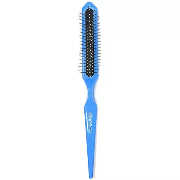 Brosse à perruque à tige d'acier / couleurs assorties