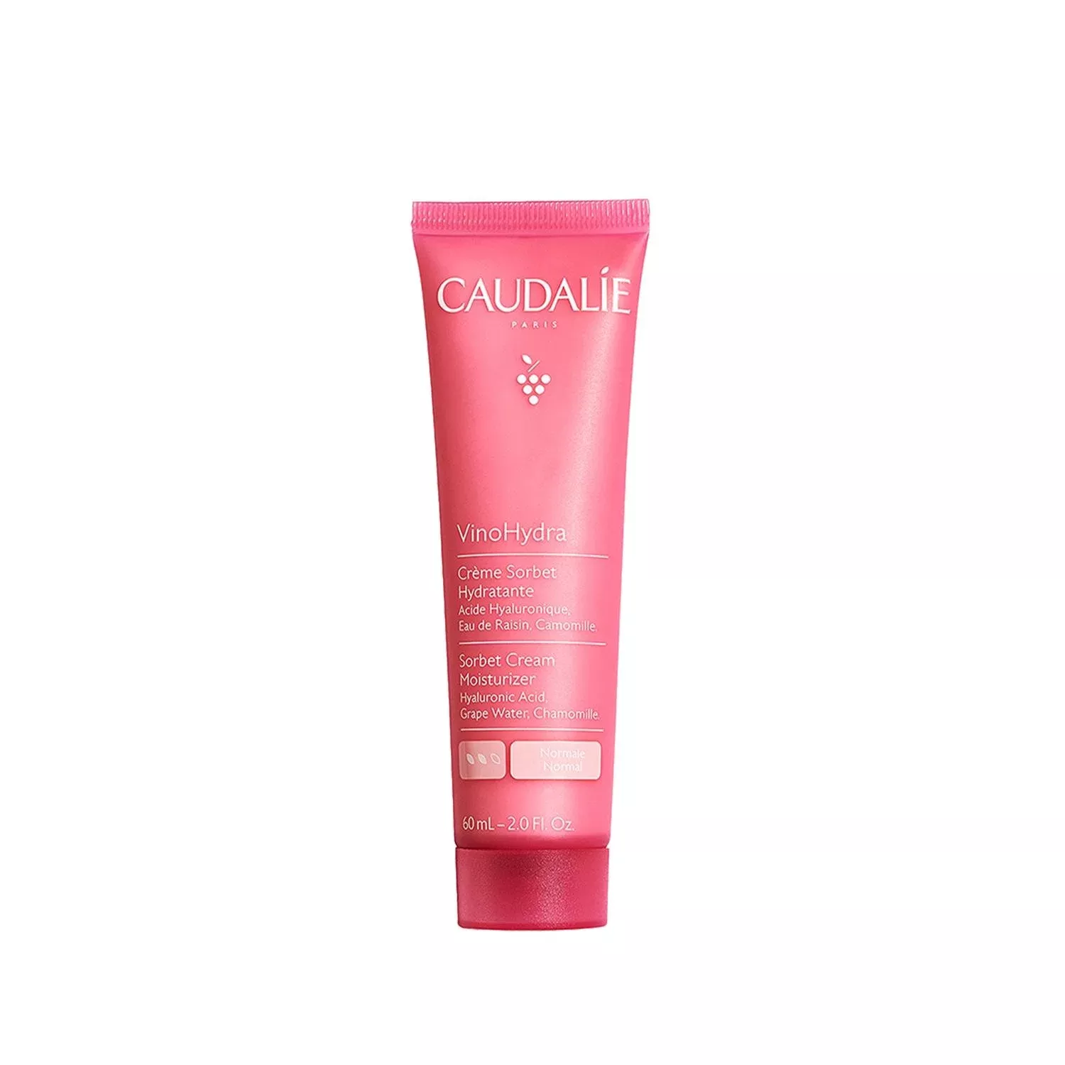 Caudalie VinoHydra Sorbet Cream Moisturizer - Hydrating Skincare for Dry Skin, Natural Ingredients, 2.03 fl oz