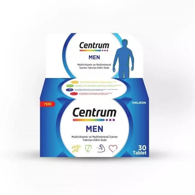 Centrum Men Multivitamin & Multimineral Support 30 Tablets